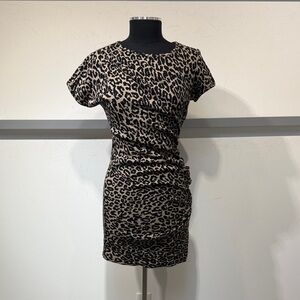 Sea New York Leopard Print Mini Dress